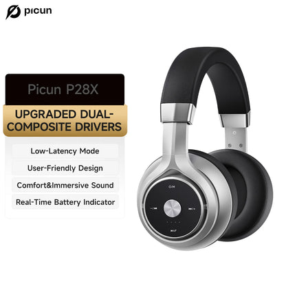 Picun P28X Wireless Headphones Bluetooth 5.3