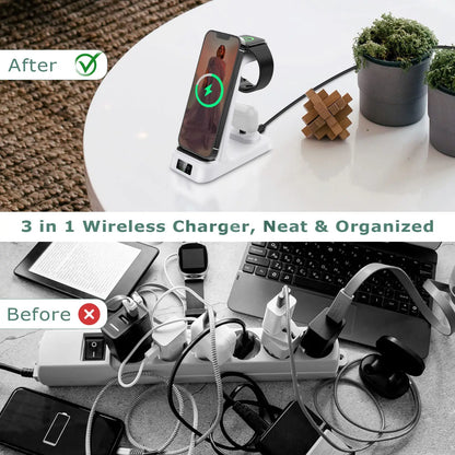 Wireless Charging Station 3 in 1 for iPhone