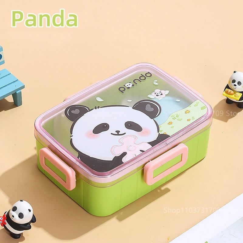 Cute Lunch Box for Kids Girls Boys With Compartments Bento