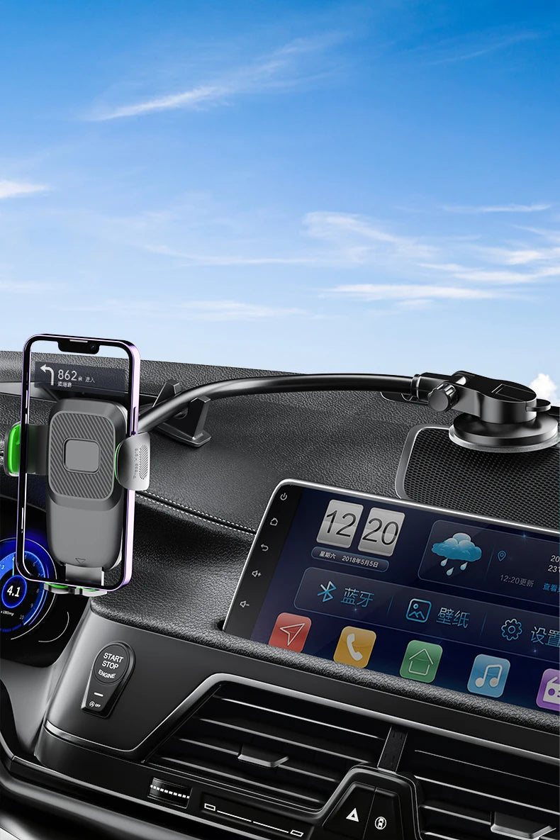 Cell Phone Holder Car, Windshield/Dashboard/Window