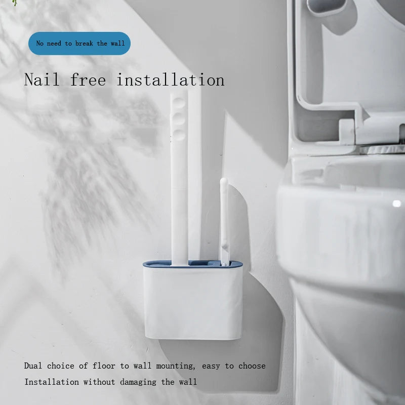 Wall Hanging Toilet Cleaning WC Brush