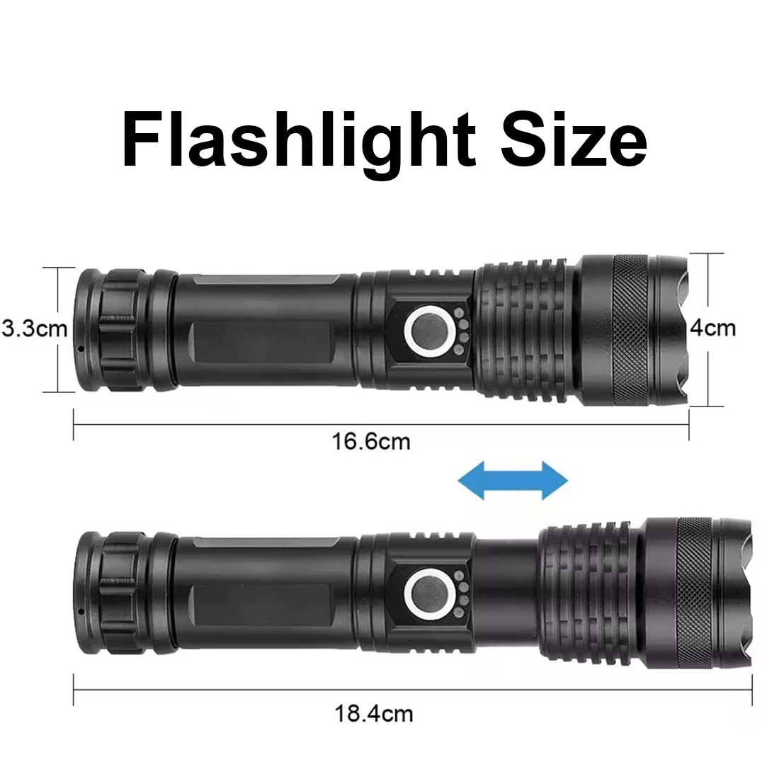 High Power LED Flashlight Super Bright