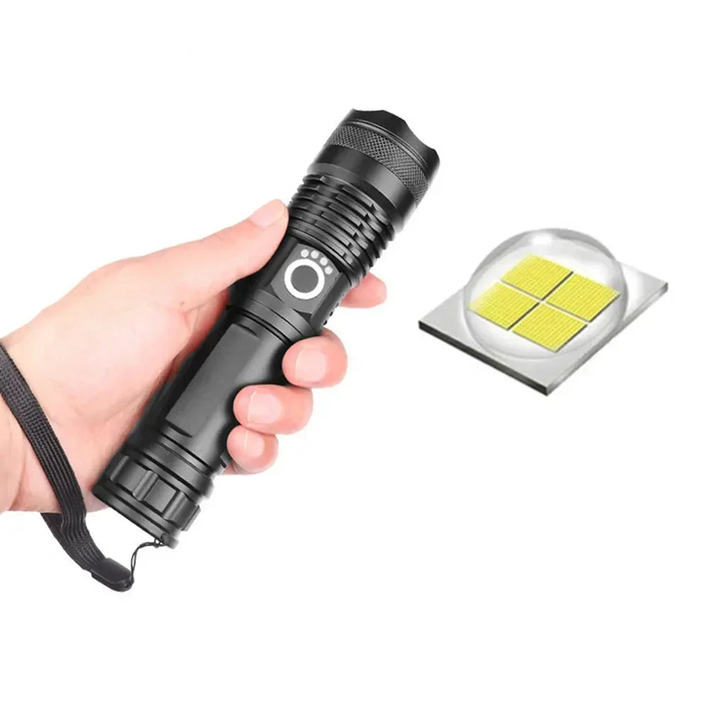 USB Powerful xhp70.2 Flashlight