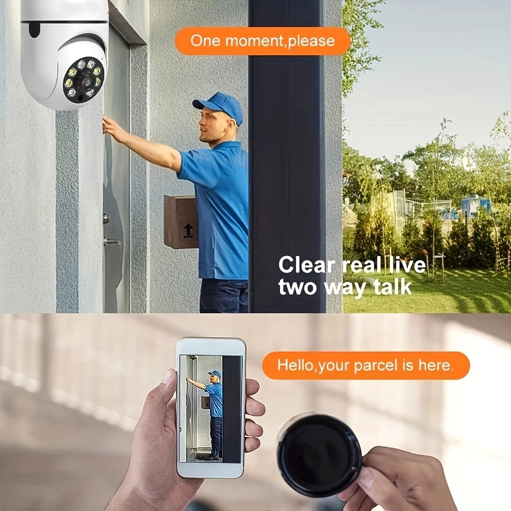 2Pc Ease Life APP-Light Bulb Security Cameras