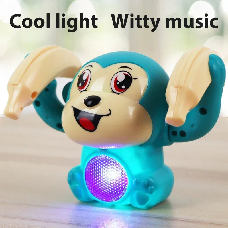 Baby Toys Electric Tumbling Monkey Light Music Puzzle Sound Tipping