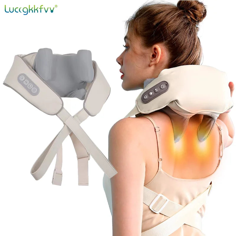 Neck Shoulder Massager Deep Tissue Shiatsu