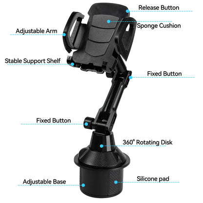 Universal 360° Car Cell Phone Stand