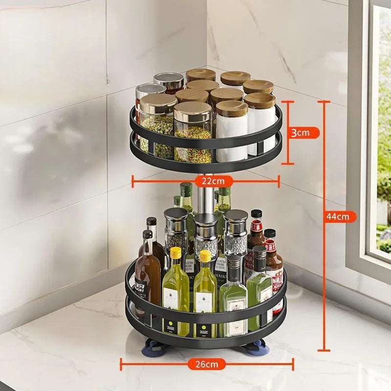 360°Rotation Spice Rack