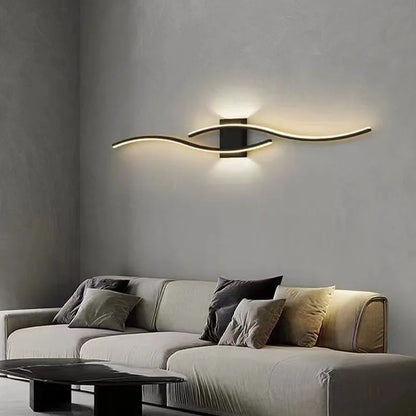 Moder LED Wall Lamp Long Strip Wall Lamps TV Background