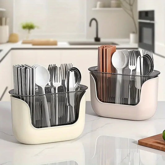 Kitchen Chopstick Drain Storage Basket