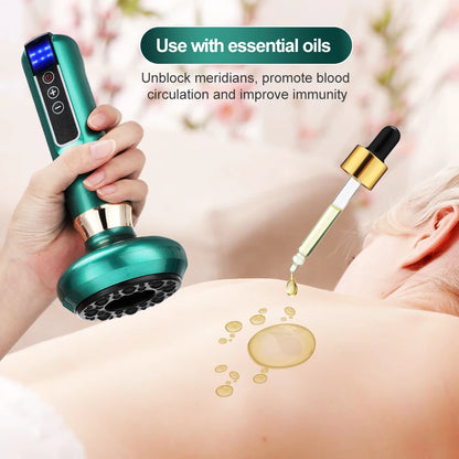 Electric Cupping Massager Vacuum Suction Cup GuaSha