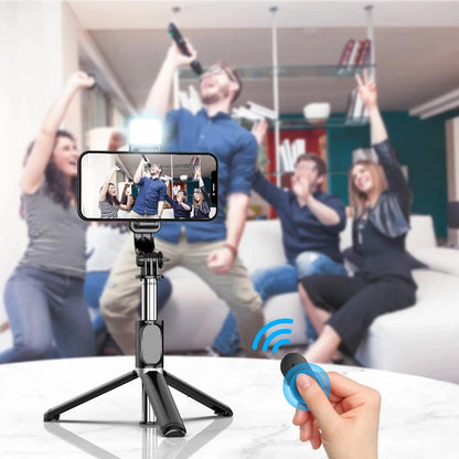 Portable 41 Inch Selfie Stick Phone Tripod