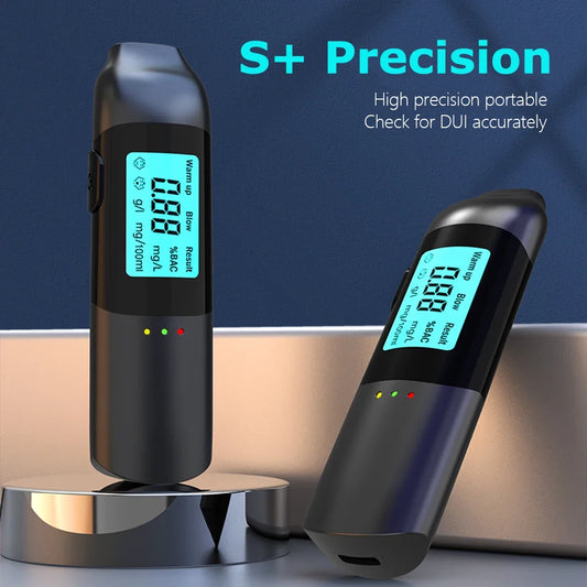 Portable Non-Contact Alcohol Tester with LED