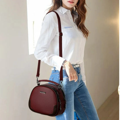 2023 Trendy High-quality Soft Leather Shoulder Crossbody