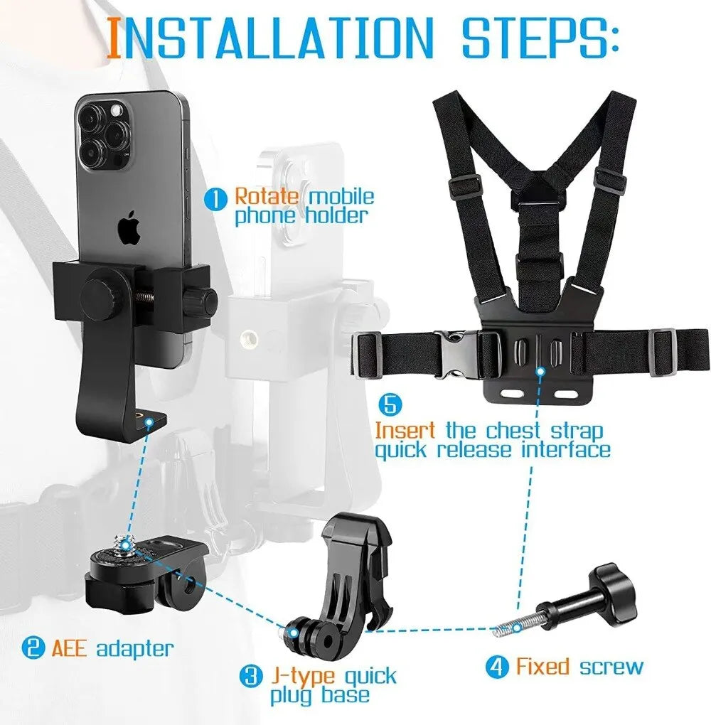 1 PC Adjustable Phone Clip Holder