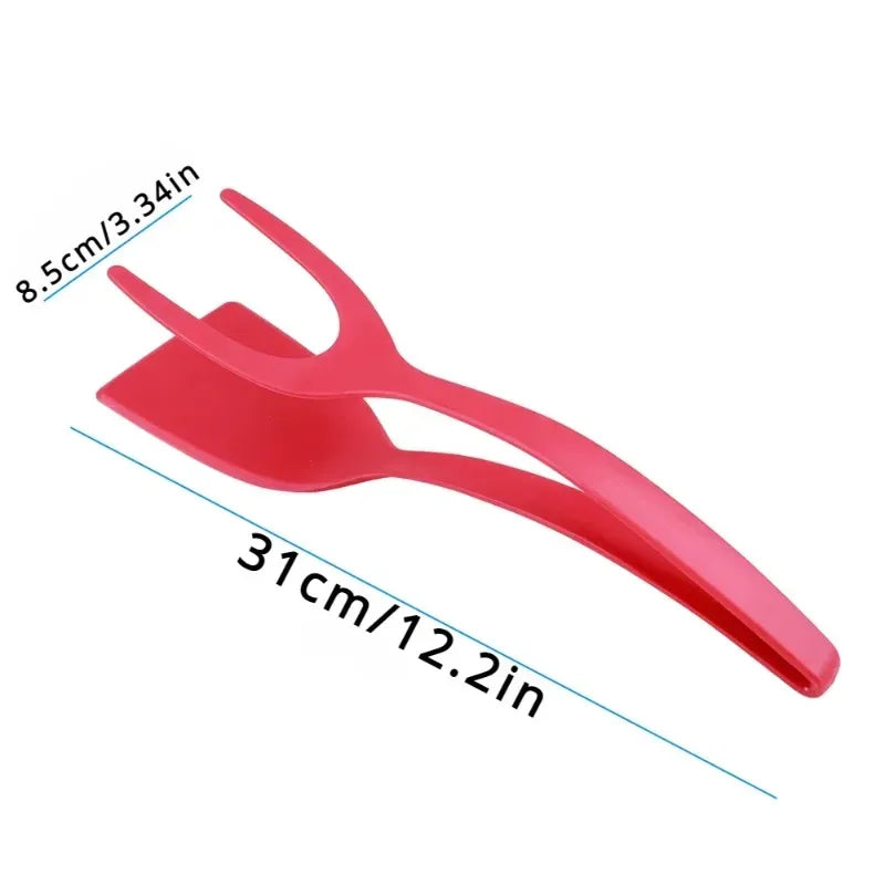 2 in 1 Nylon Grip Flip Tongs