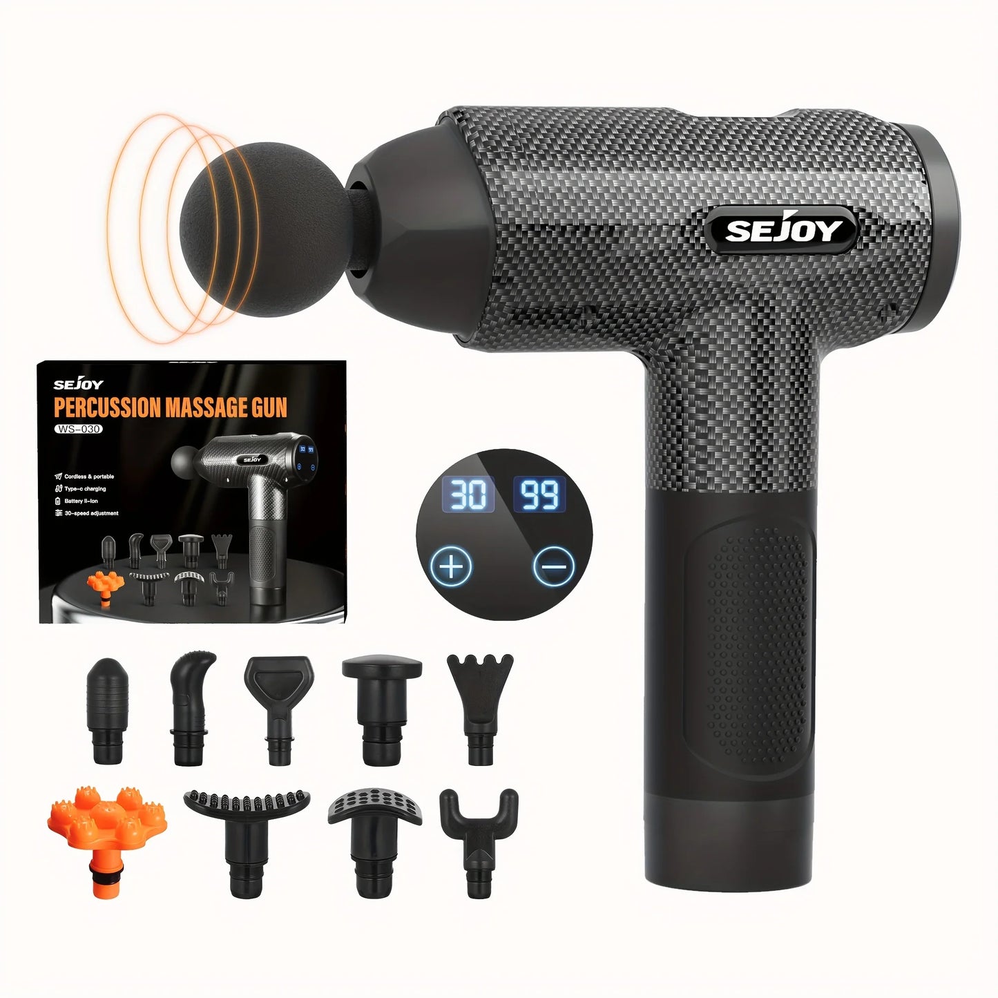 Sejoy 30 speeds Massage Gun