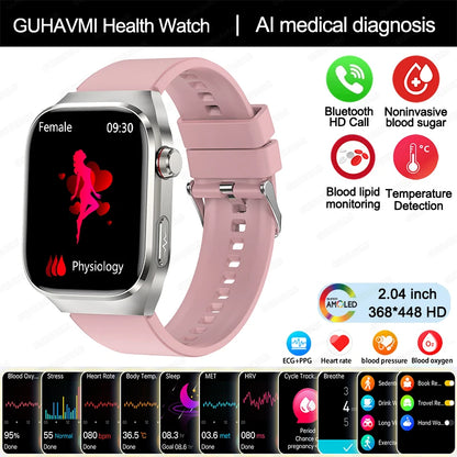 2024 New Uric Acid Blood Fat Smartwatch