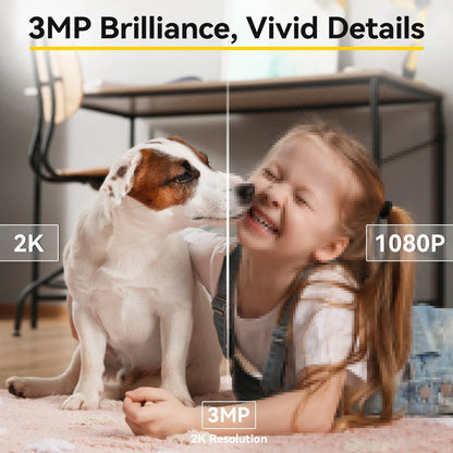 BoyKeep 3MP 5G/2.4GHz WiFi Indoor Camera