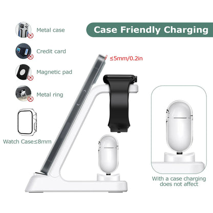 Wireless Charging Station 3 in 1 for iPhone