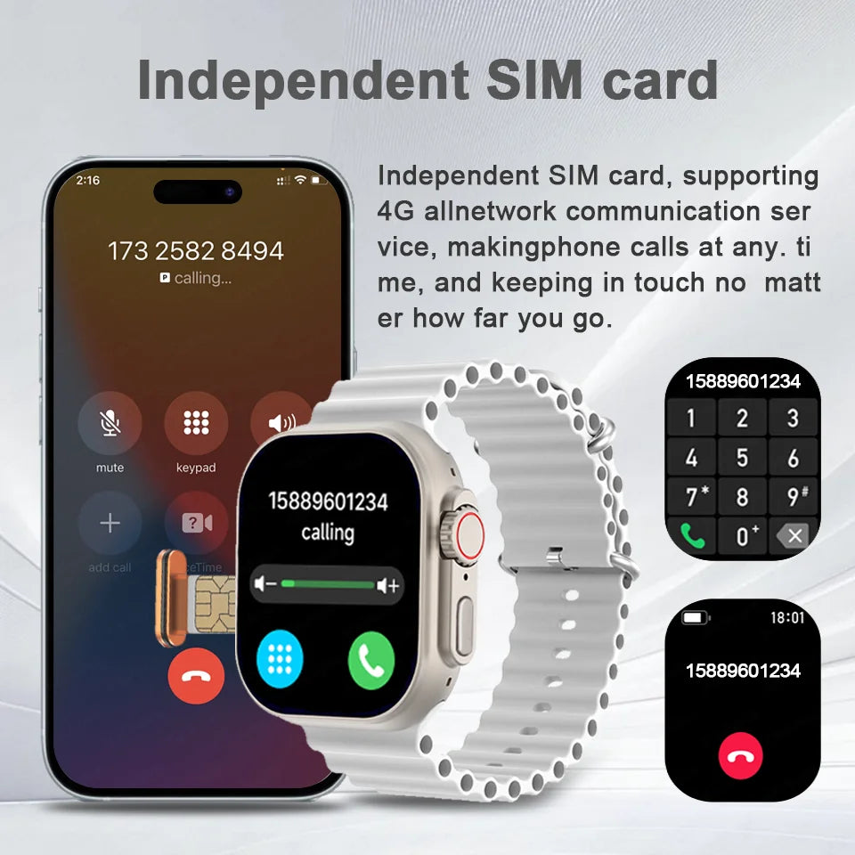 New 4G Smart Watch SIM Card NFC