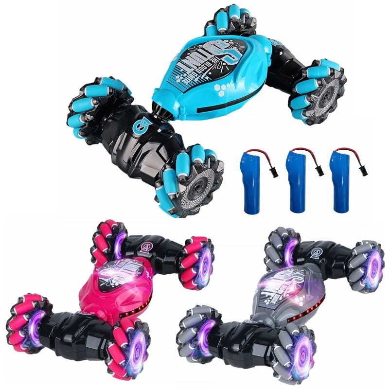 4WD RC Drift Car With Music Led Lights 2.4G Gesture Radio Remote Control