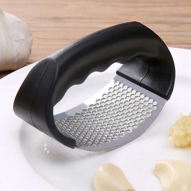 Stainless Steel Garlic Press Crusher