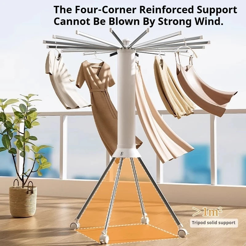 Foldable Clothes Drying Rack