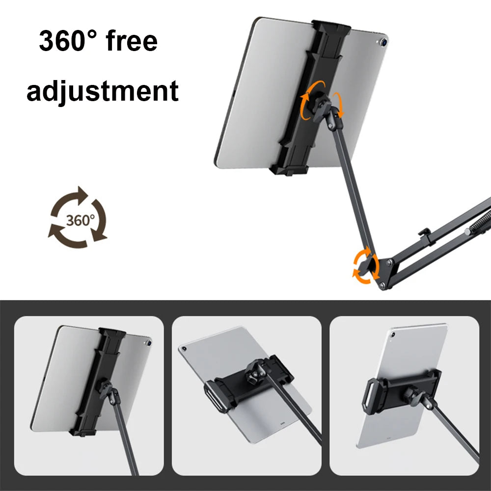 360° Adjustable Tablet Stand Carbon Steel