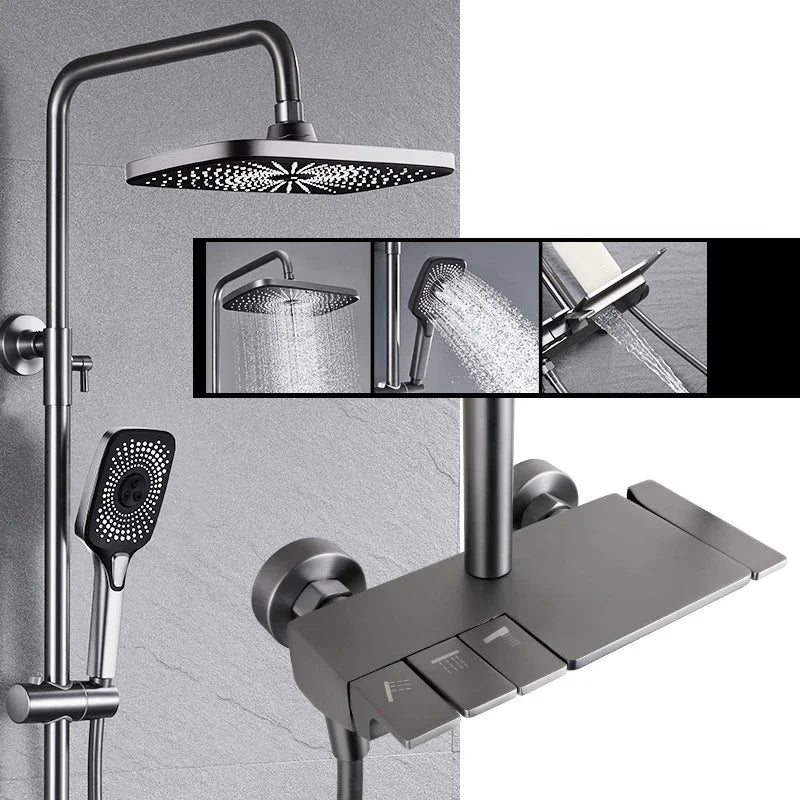 Newly Digital Piano Bathroom Shower System