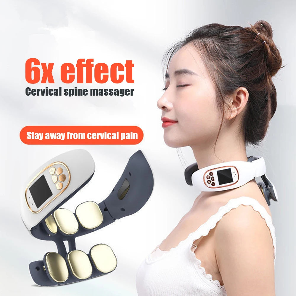 6 Head Cervical Massager Shoulder And Neck