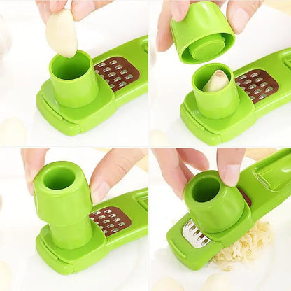 1PCS Garlic Crusher Press Multi-Functional Manual Ginger