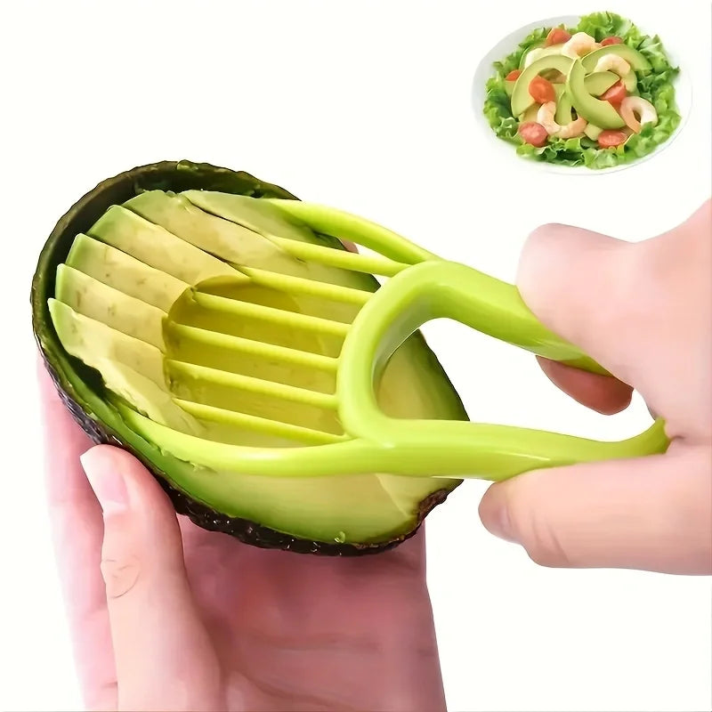 Multifunctional 3 in 1 Avocado Slicer