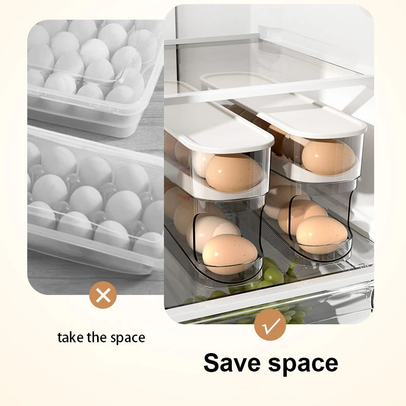 Double Layer Rolling Egg Dispenser