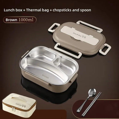 304 Stainless Steel Compartment Insulated Lunch Box