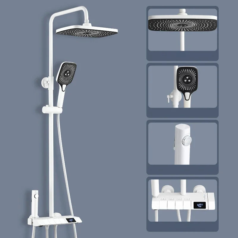 Newly Digital Piano Bathroom Shower System