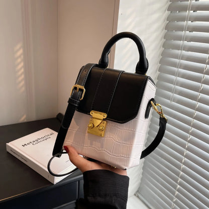 Square Bag For Women Fashion Handbags PU Leather