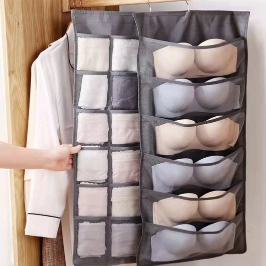 Non-Woven Double-Sided Underwear Storage Bag Wardrobe