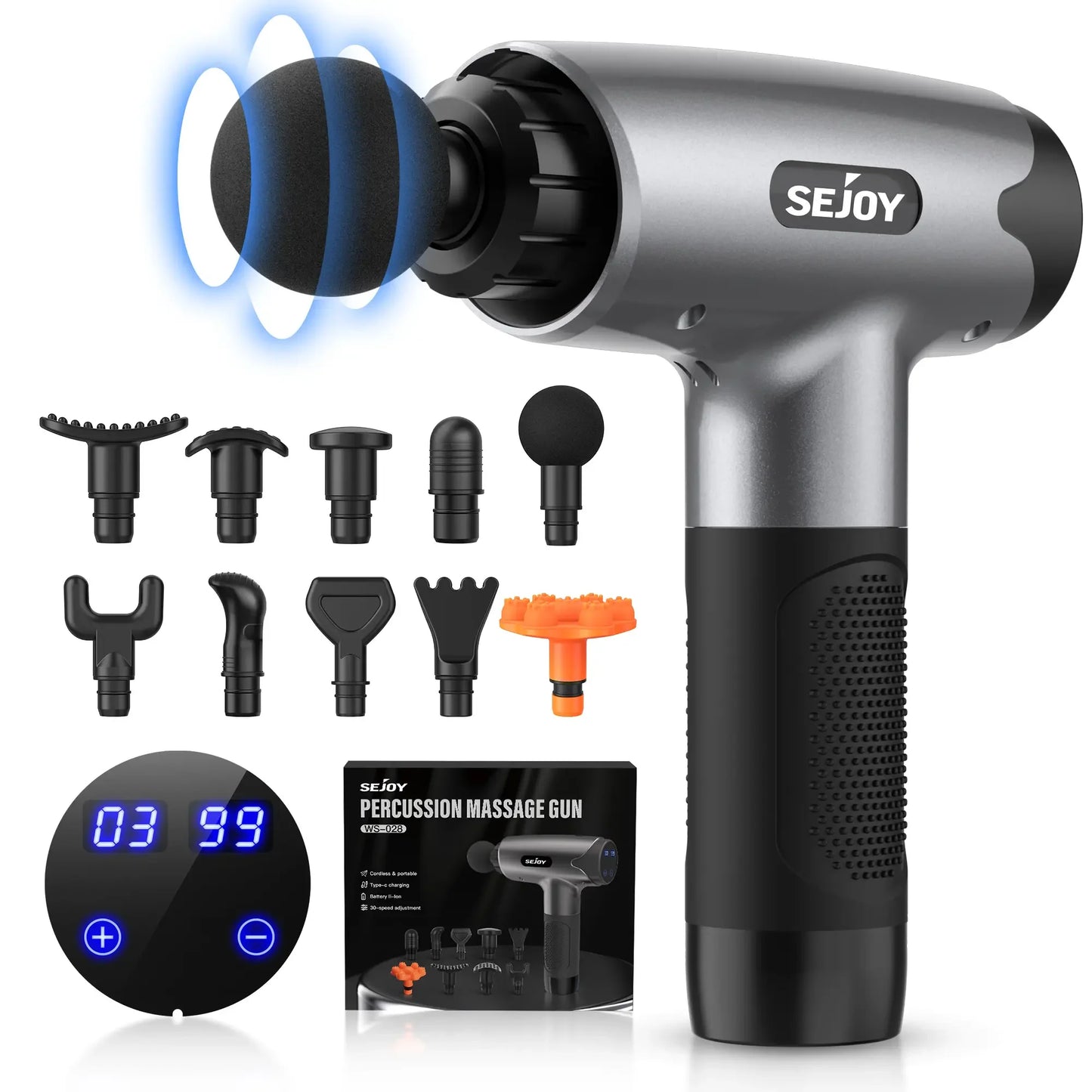 Sejoy 30 speeds Massage Gun