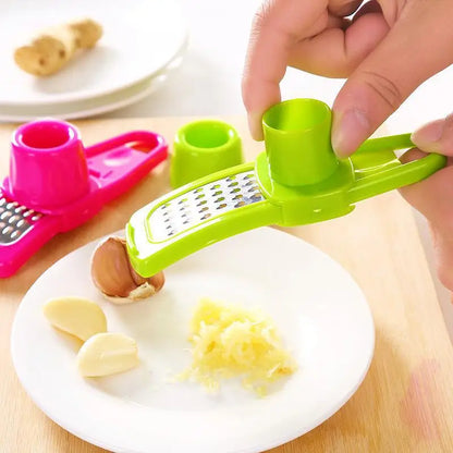 1PCS Garlic Crusher Press Multi-Functional Manual Ginger