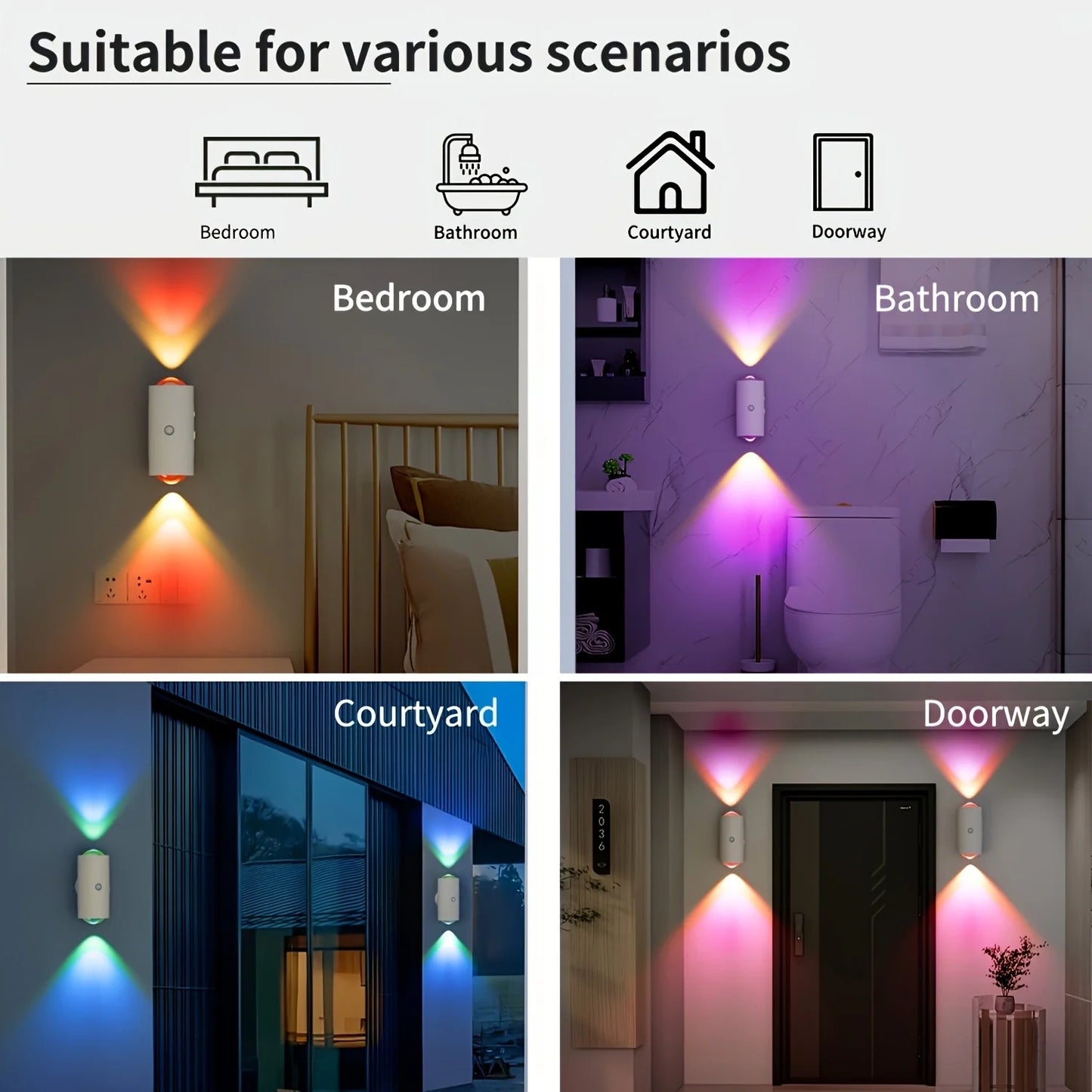 Rechargeable LED Night Light with Motion Sensor