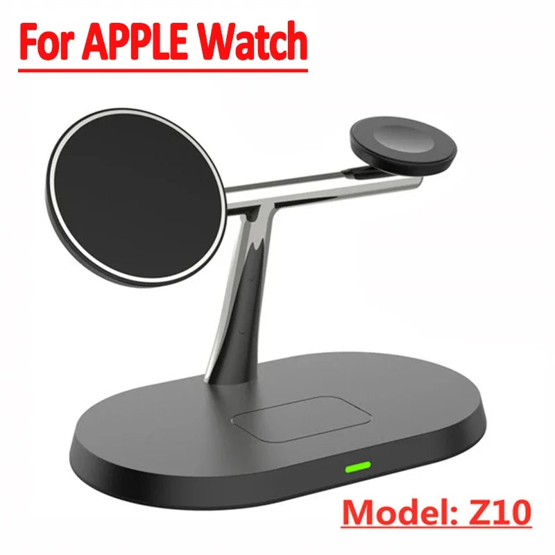 30W 3 in 1 Magnetic Wireless Charger Stand For Magsafe iPhone