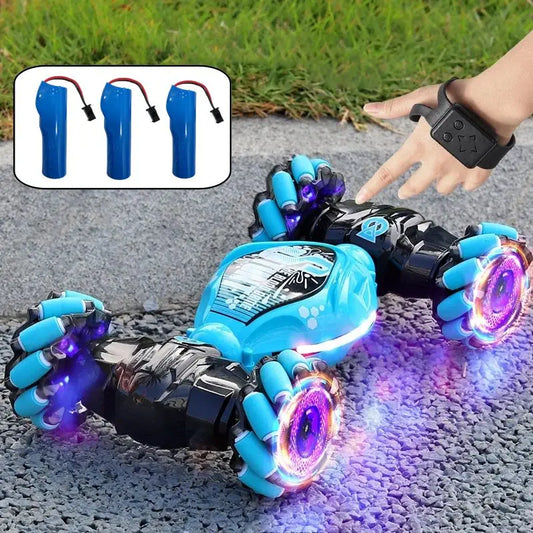 4WD RC Drift Car With Music Led Lights 2.4G Gesture Radio Remote Control