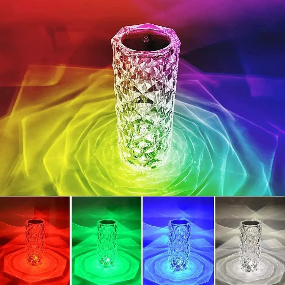 Rechargeable 16 Colors RGB Rose LED