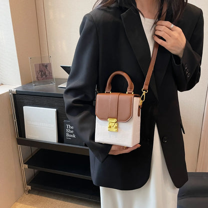 Square Bag For Women Fashion Handbags PU Leather