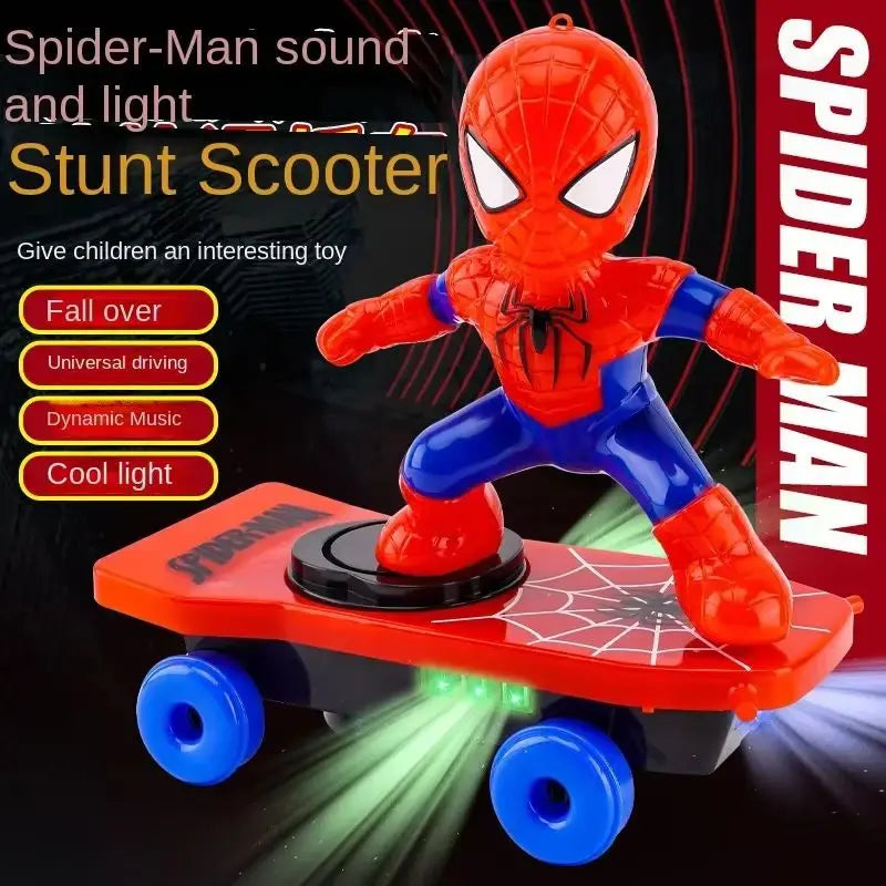 New Spiderman Automatic Flip Rotation Skateboard