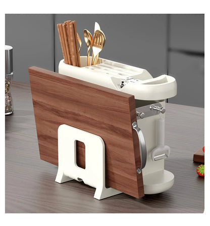 Knife Drying Holder Integrated Chopsticks Cutting Board