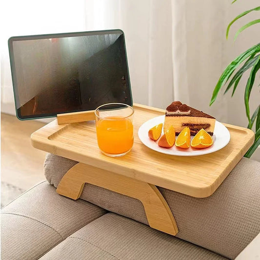 Bamboo Sofa Tray Table