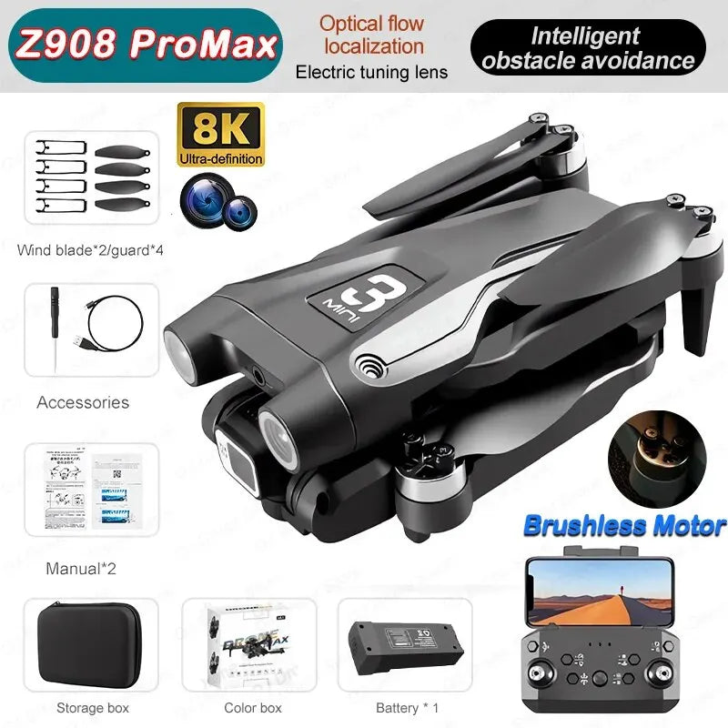 Z908 Pro Max Drone Professional 8K