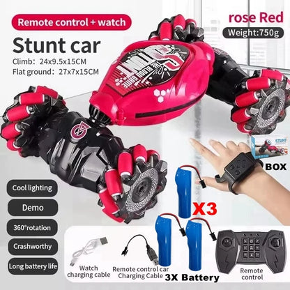 4WD RC Drift Car With Music Led Lights 2.4G Gesture Radio Remote Control